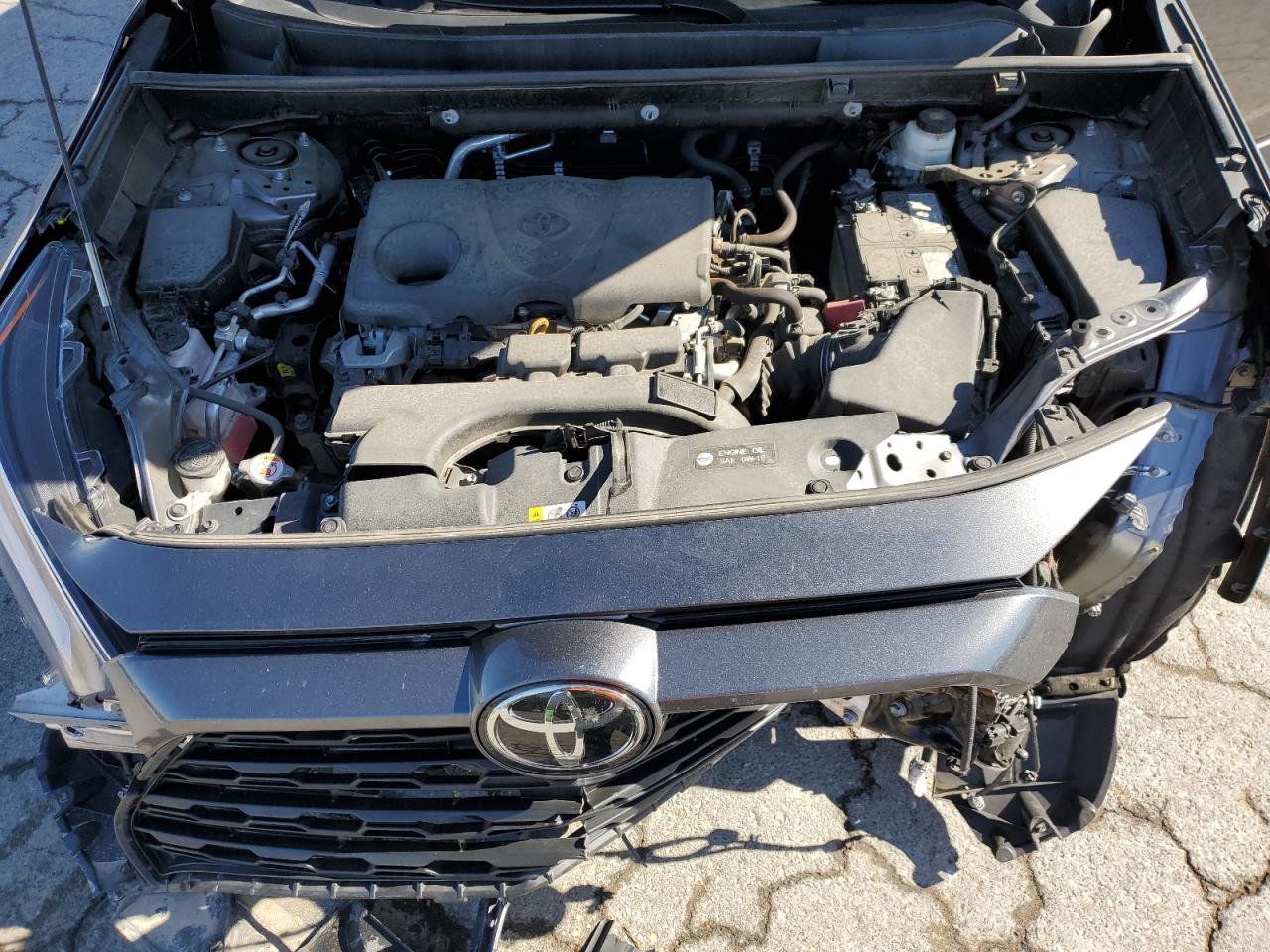 2021 Toyota RAV 4 VIN 2T3P1RFV0MC225511 Copart auction photo, front end damage thumbnail 11
