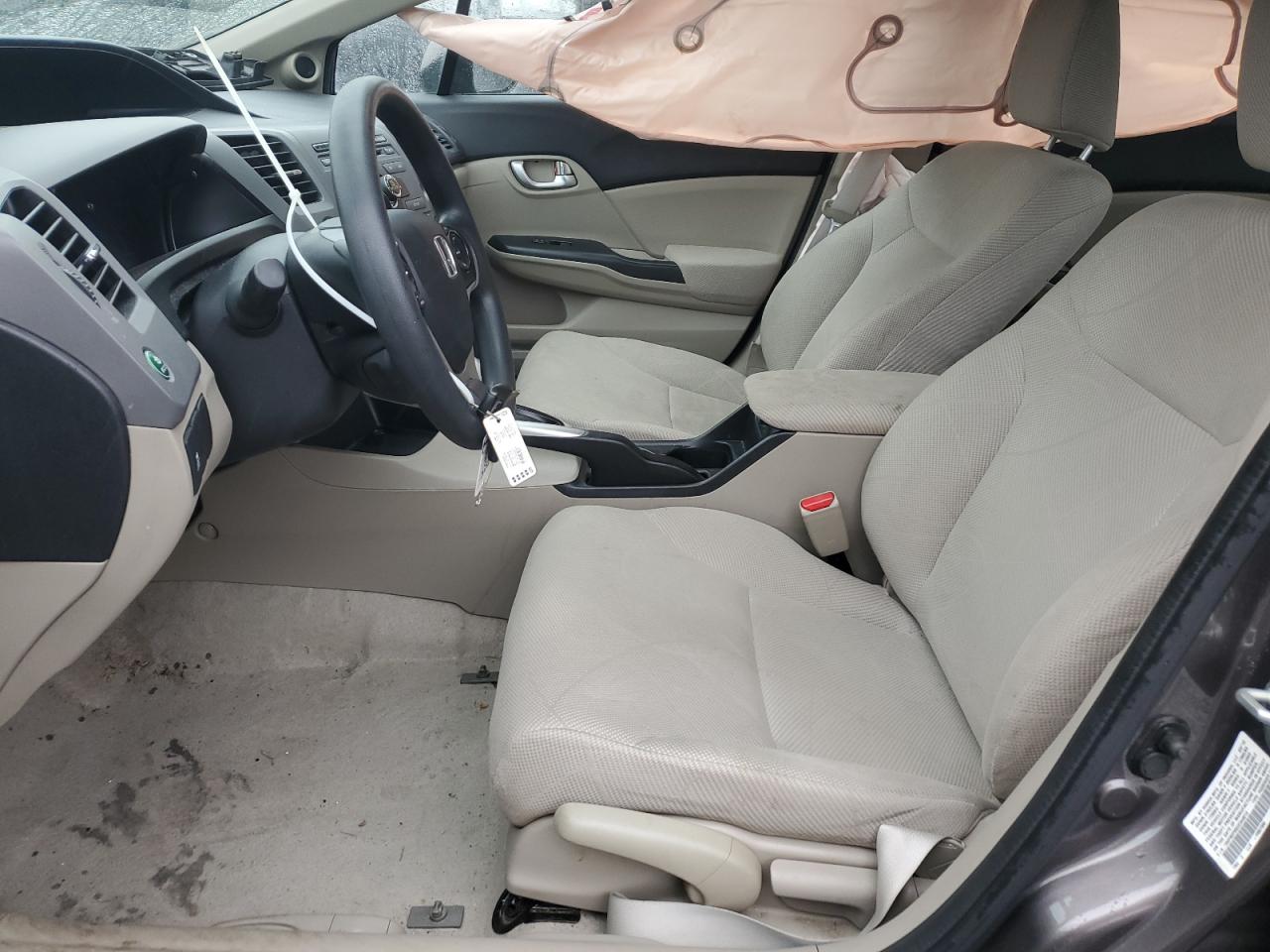 2012 Honda Civic VIN 19XFB2F85CE344819 Copart auction photo, front end damage thumbnail 7