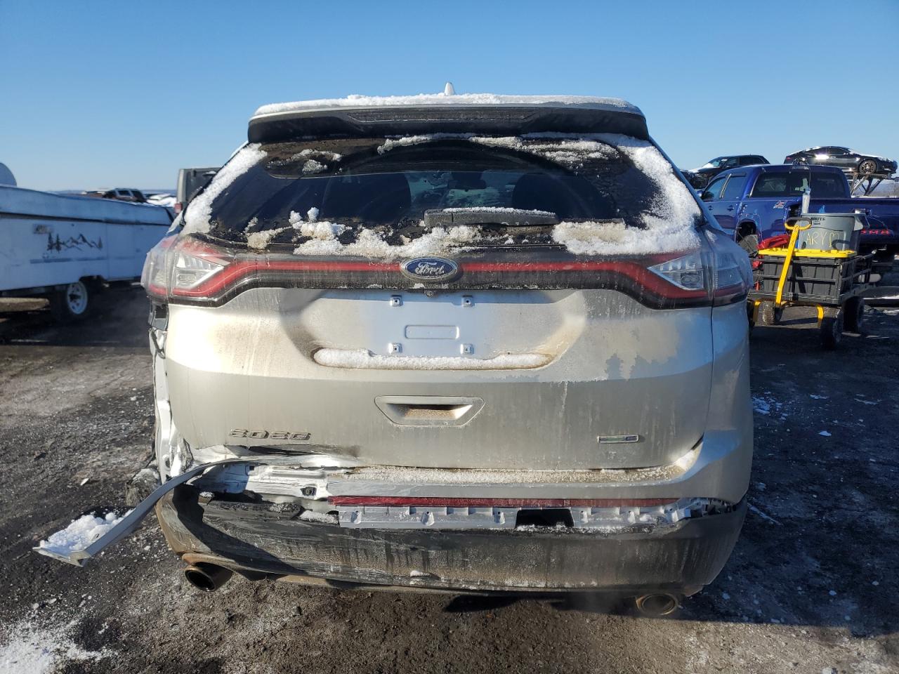 2016 Ford Edge VIN 2FMPK4G97GBC25234 Copart auction photo, rear end / front end damage thumbnail 6