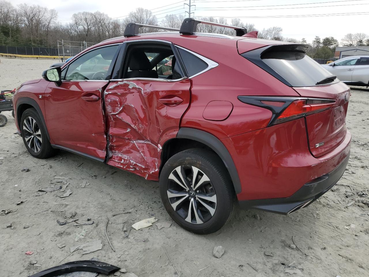 2019 Lexus NX VIN JTJBARBZ0K2195012 Copart auction photo, side / undercarriage damage thumbnail 2