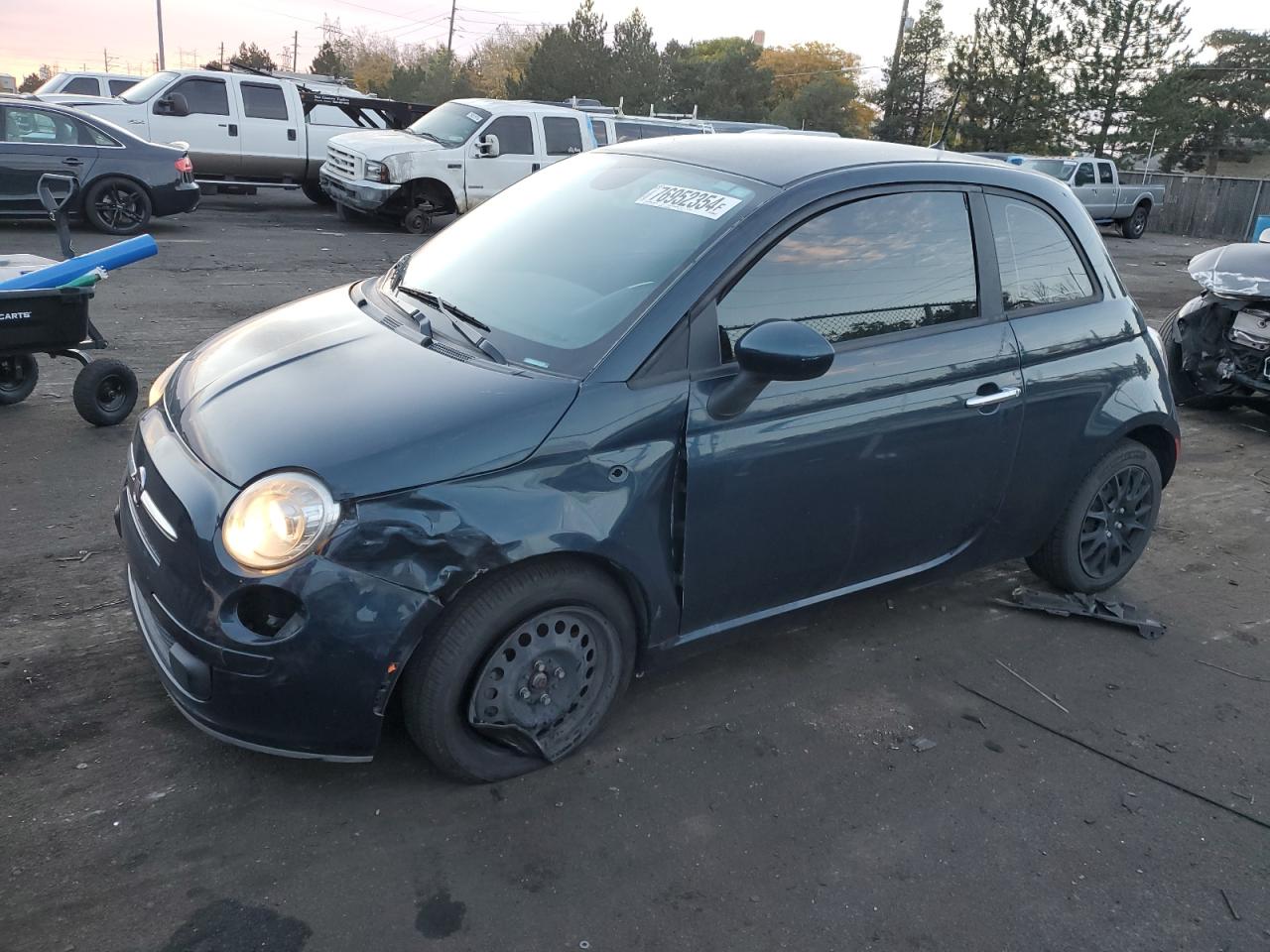 2013 Fiat 500 VIN 3C3CFFAR4DT678131