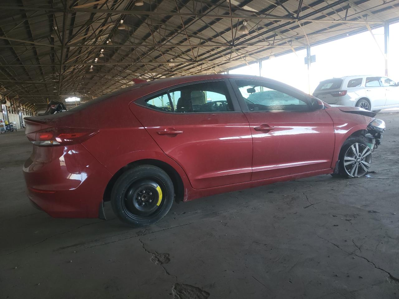 2017 Hyundai Elantra VIN 5NPD84LFXHH188252 Copart auction photo, front end damage thumbnail 3