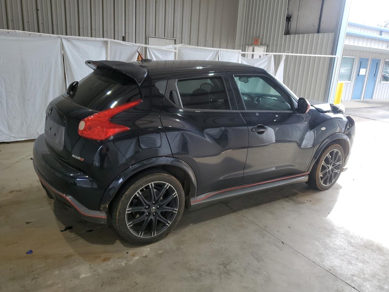 2014 Nissan Juke VIN JN8AF5MR6ET362708 Copart auction photo, front end / side damage thumbnail 3