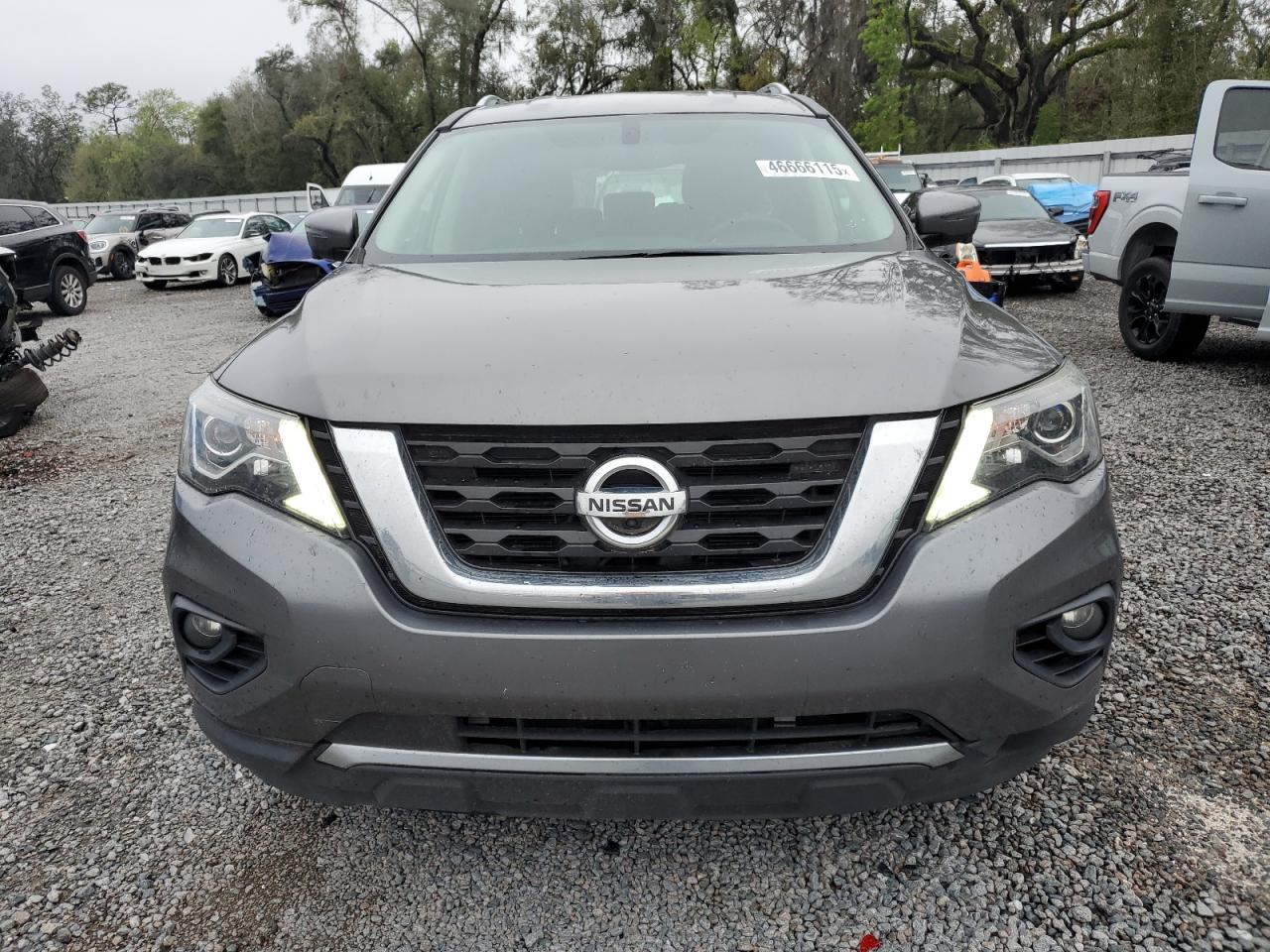 2019 Nissan Pathfinder VIN 5N1DR2MN4KC628553 Copart auction photo, rear end / side damage thumbnail 5