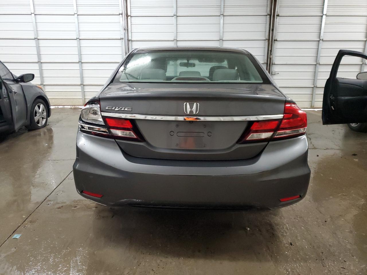 2013 Honda Civic VIN 2HGFB2F95DH519828 Copart auction photo, front end / side damage thumbnail 6
