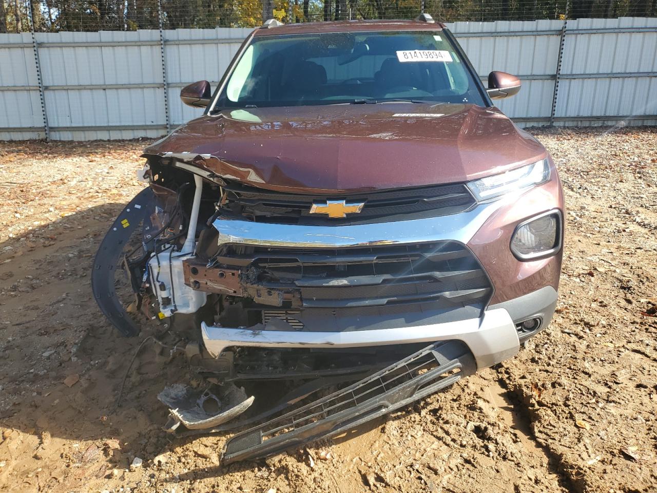 2023 Chevrolet TrailBlazer VIN KL79MPS26PB043272 Copart auction photo, front end damage thumbnail 5
