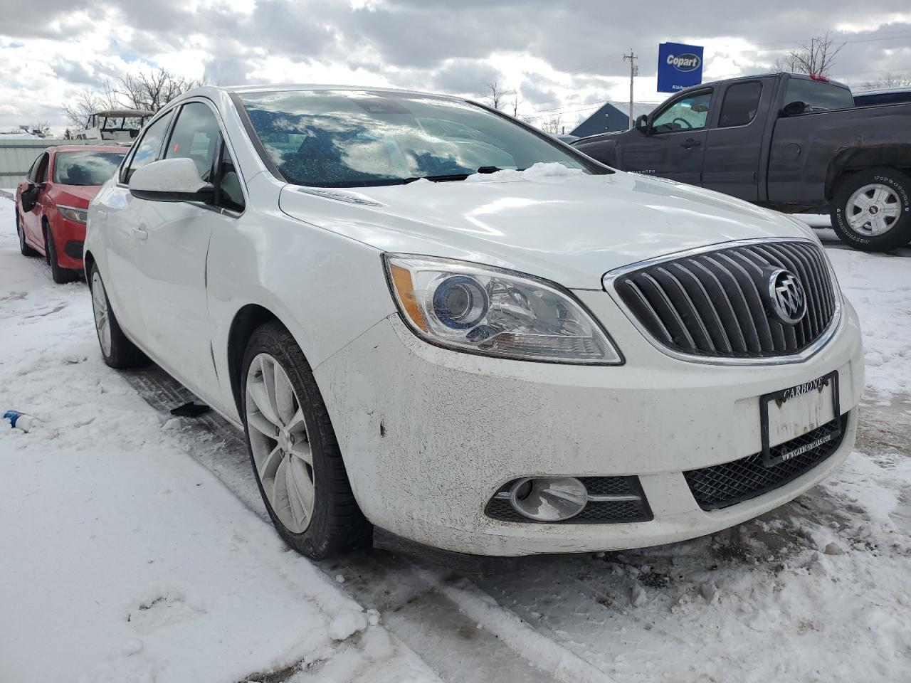 2015 Buick Verano VIN 1G4PR5SK1F4155685 Copart auction photo, rear end / minor dent/scratches damage thumbnail 4