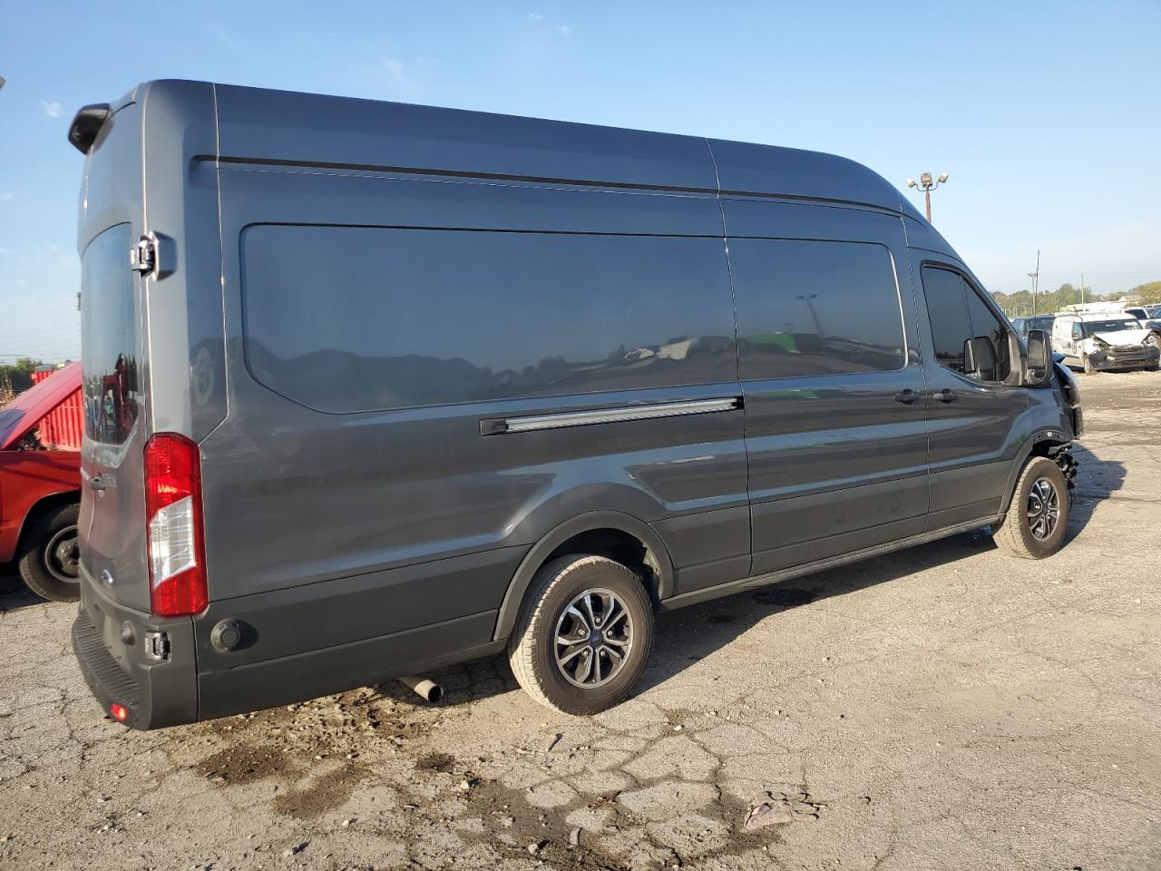 2023 Ford Transit VIN 1FTBR3X89PKB75888 Copart auction photo, front end / minor dent/scratches damage thumbnail 3