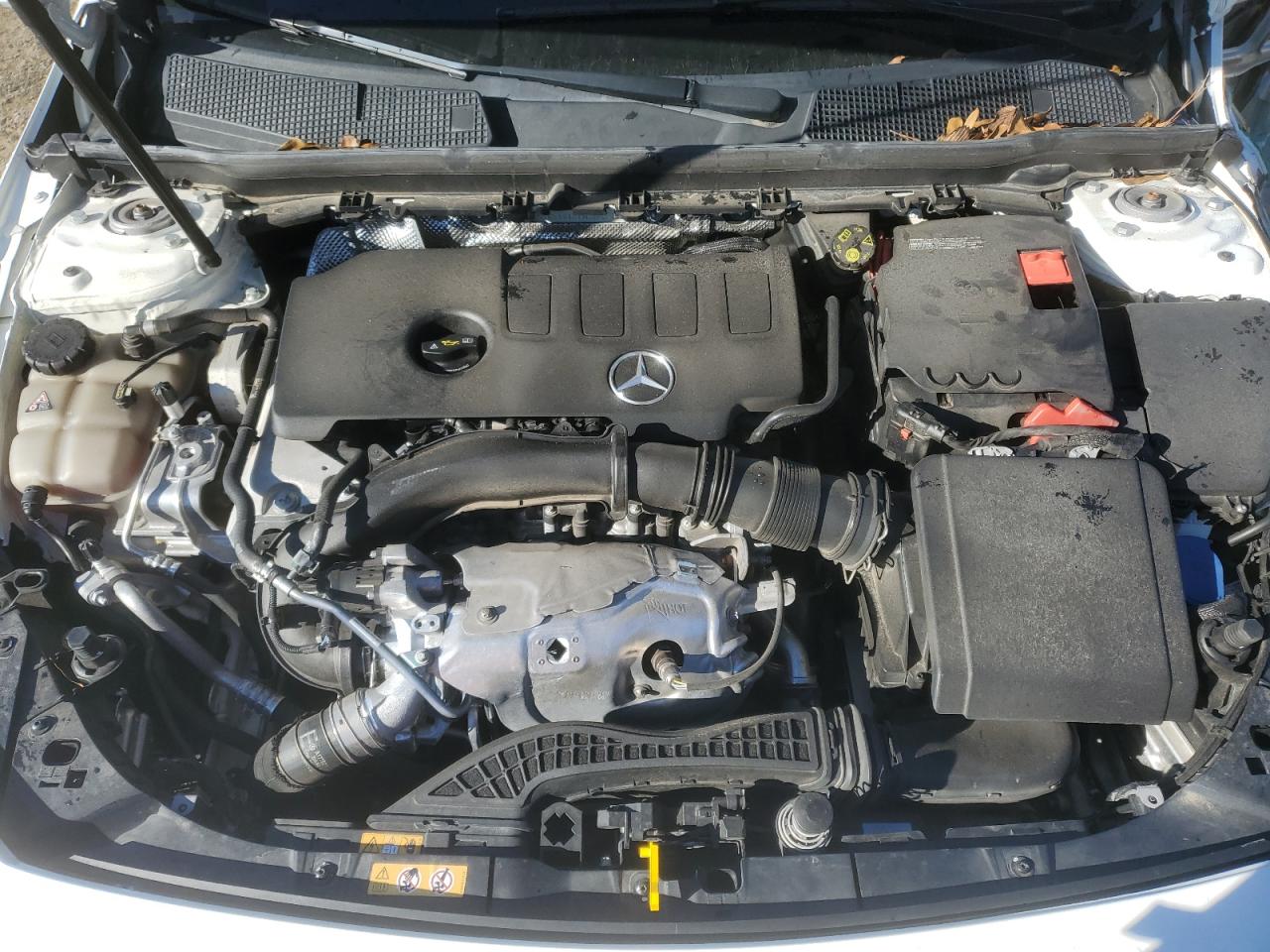 2021 Mercedes-Benz CLA-klasse VIN W1K5J4HB7MN228172 Copart auction photo, side / front end damage thumbnail 11
