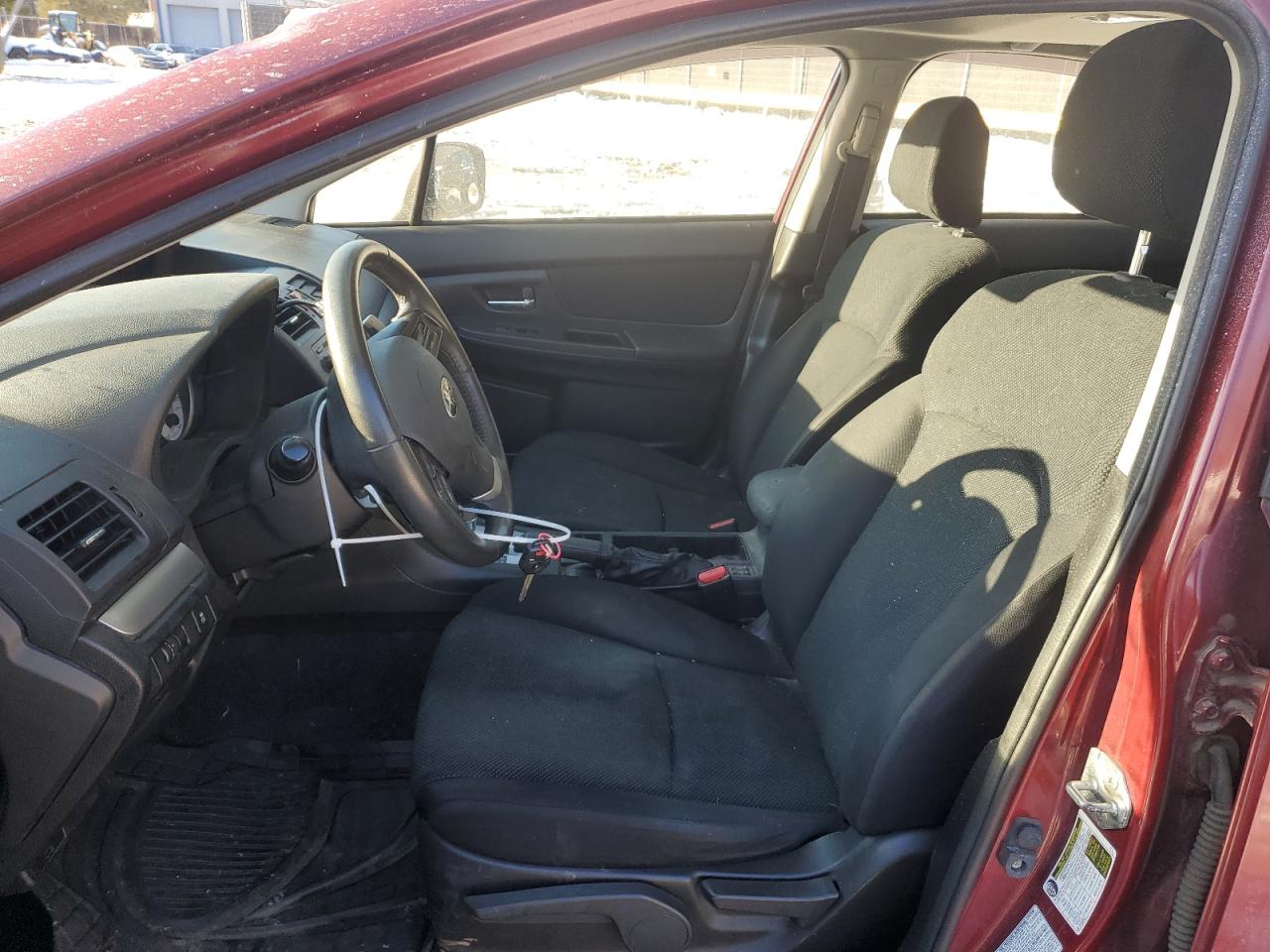 2012 Subaru Impreza VIN JF1GJAD62CH020987 Copart auction photo, front end / side damage thumbnail 7
