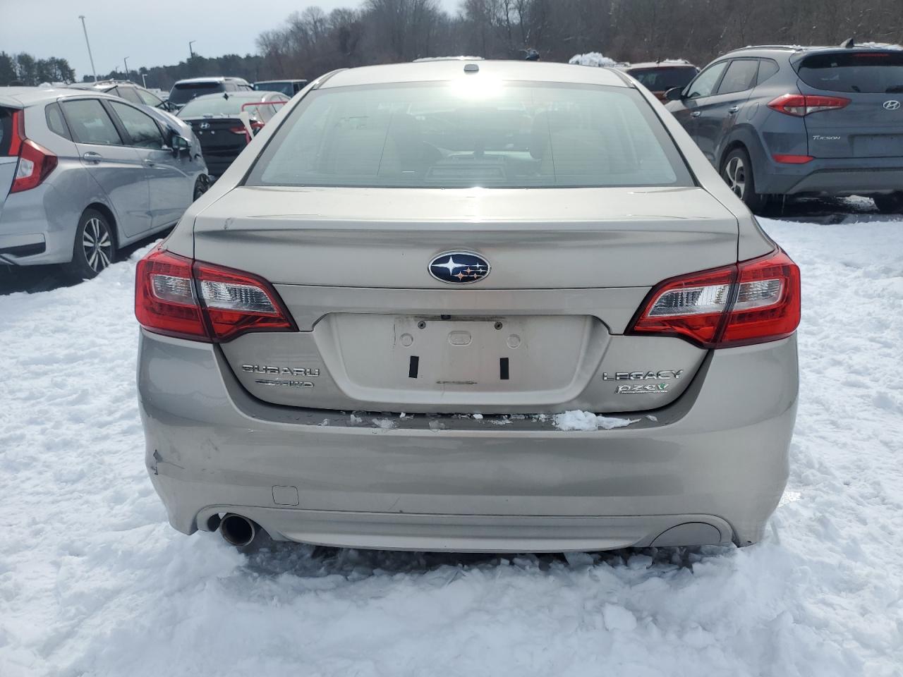 2015 Subaru Legacy VIN 4S3BNAJ6XF3018631 Copart auction photo, front end / side damage thumbnail 6