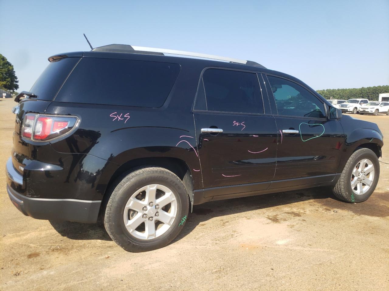 2016 GMC Acadia VIN 1GKKVPKD6GJ248684 Copart auction photo, front end / side damage thumbnail 3