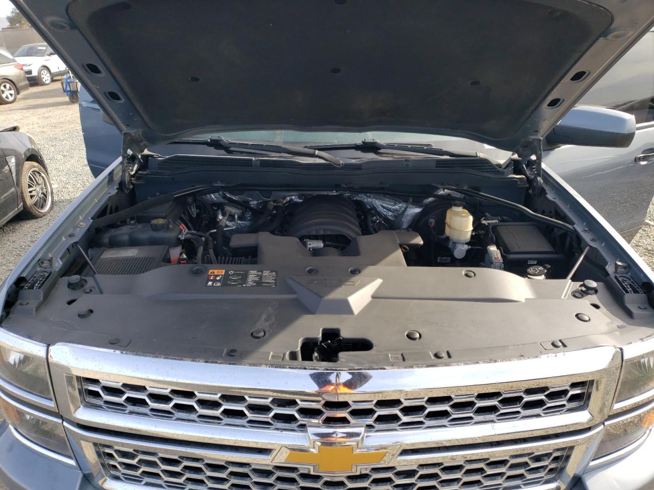 2015 Chevrolet Silverado VIN 3GCPCREC6FG307500 Copart auction photo, all over damage thumbnail 11