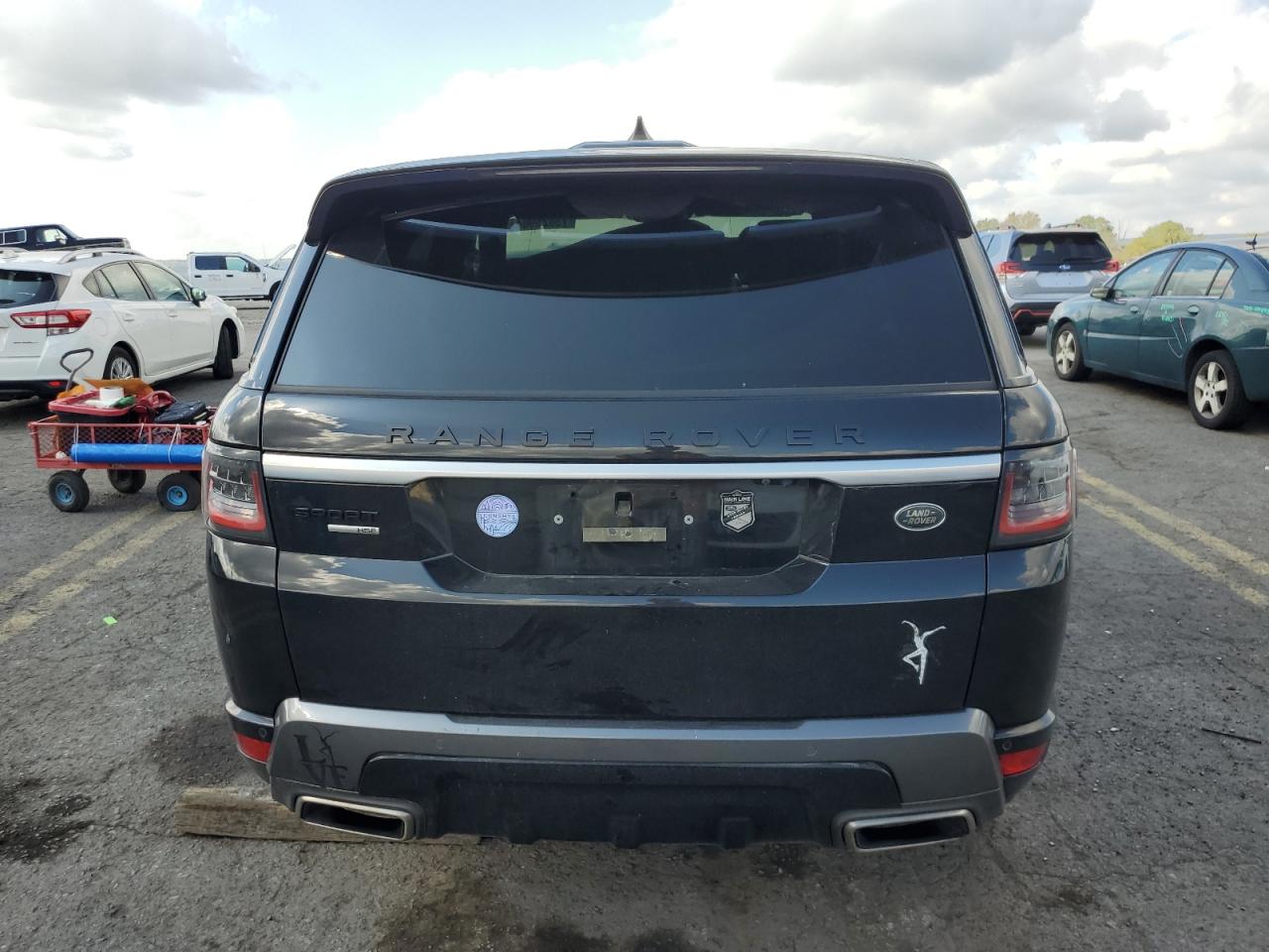 2019 Land Rover Range Rover VIN SALWR2RV4KA842291 Copart auction photo, front end / side damage thumbnail 6