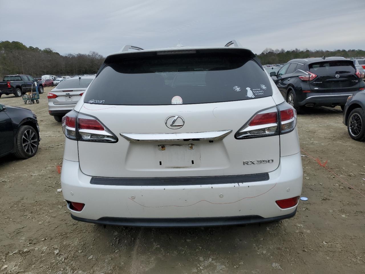 2015 Lexus RX VIN 2T2BK1BA1FC273974 Copart auction photo, front end / minor dent/scratches damage thumbnail 6