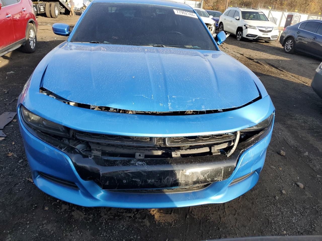 2015 Dodge Charger VIN 2C3CDXCTXFH844202 Copart auction photo, front end / minor dent/scratches damage thumbnail 5