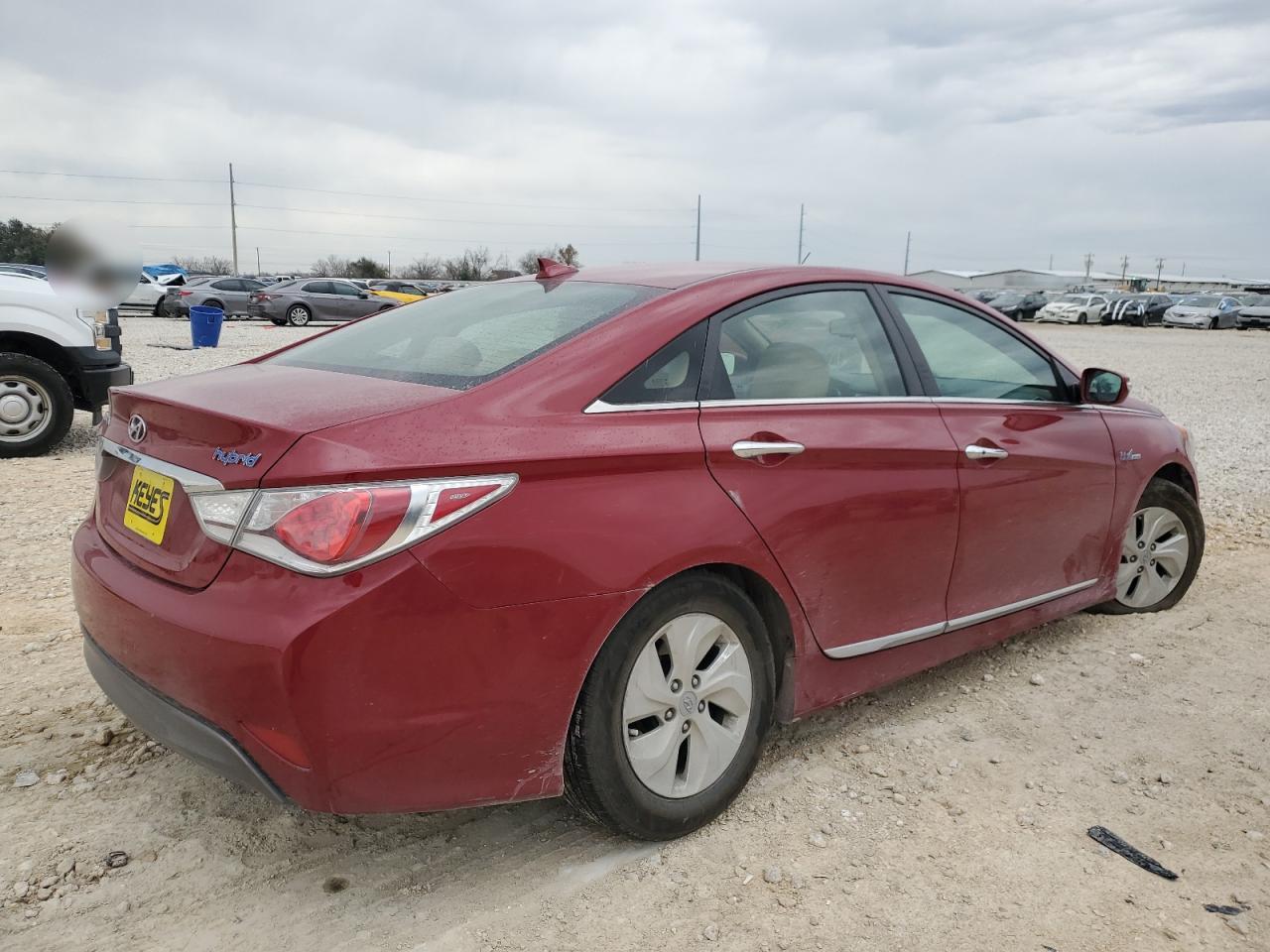 2015 Hyundai Sonata VIN KMHEC4A40FA125634 Copart auction photo, side / minor dent/scratches damage thumbnail 3