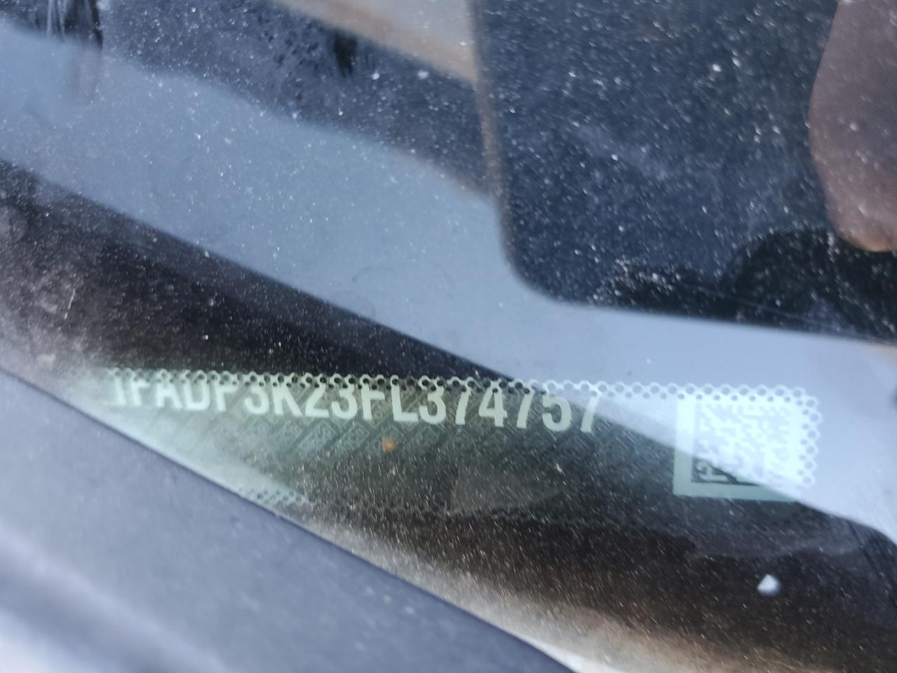 2015 Ford Focus VIN 1FADP3K23FL374757 Copart auction photo, mechanical damage thumbnail 12