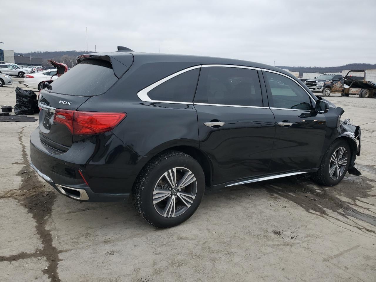 2018 Acura MDX VIN 5J8YD3H3XJL009054 Copart auction photo, front end / side damage thumbnail 3