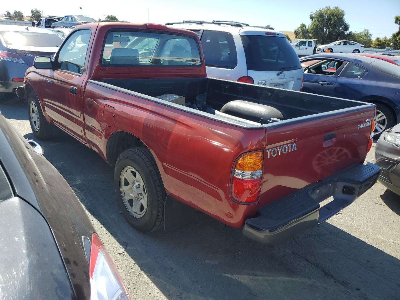 2003 Toyota Tacoma VIN 5TENL42N93Z239645 Copart auction photo, front end damage thumbnail 2