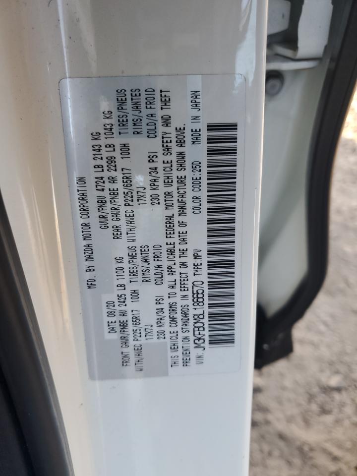 2020 Mazda CX-5 VIN JM3KFBCM8L1866570 Copart auction photo, front end damage thumbnail 13