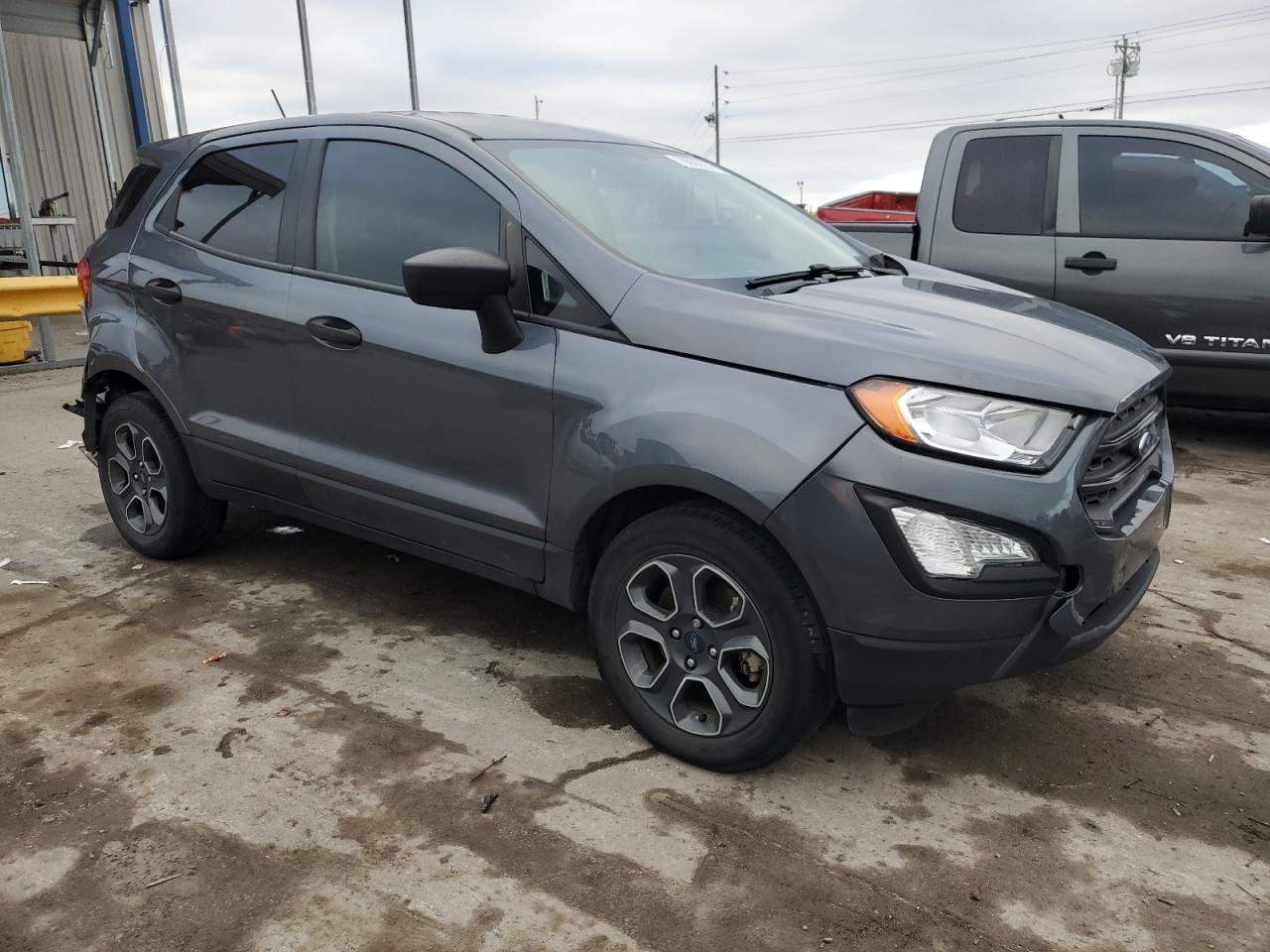 2021 Ford EcoSport VIN MAJ3S2FE9MC419156 Copart auction photo, rear end / front end damage thumbnail 4