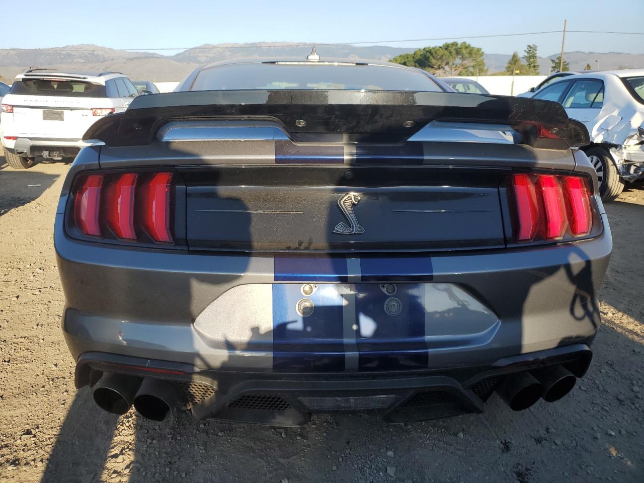 2021 Ford Mustang VIN 1FA6P8SJ5M5501197 Copart auction photo, front end / undercarriage damage thumbnail 6