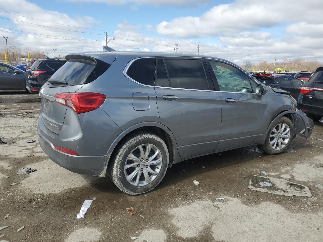 2020 Buick Envision VIN LRBFX1SA7LD048141 Copart auction photo, front end / mechanical damage thumbnail 3