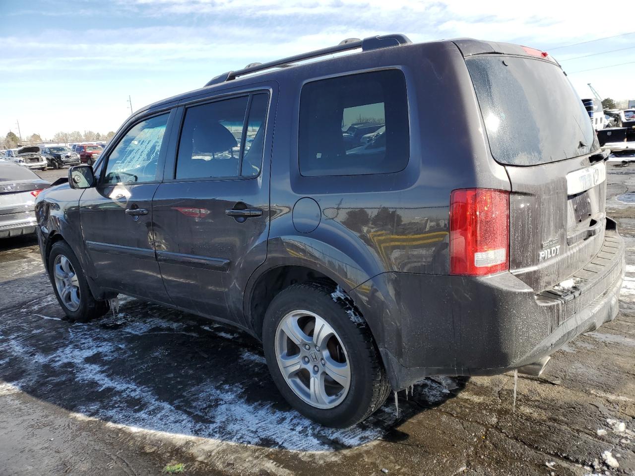 2013 Honda Pilot VIN 5FNYF4H52DB004664 Copart auction photo, front end / hail damage thumbnail 2