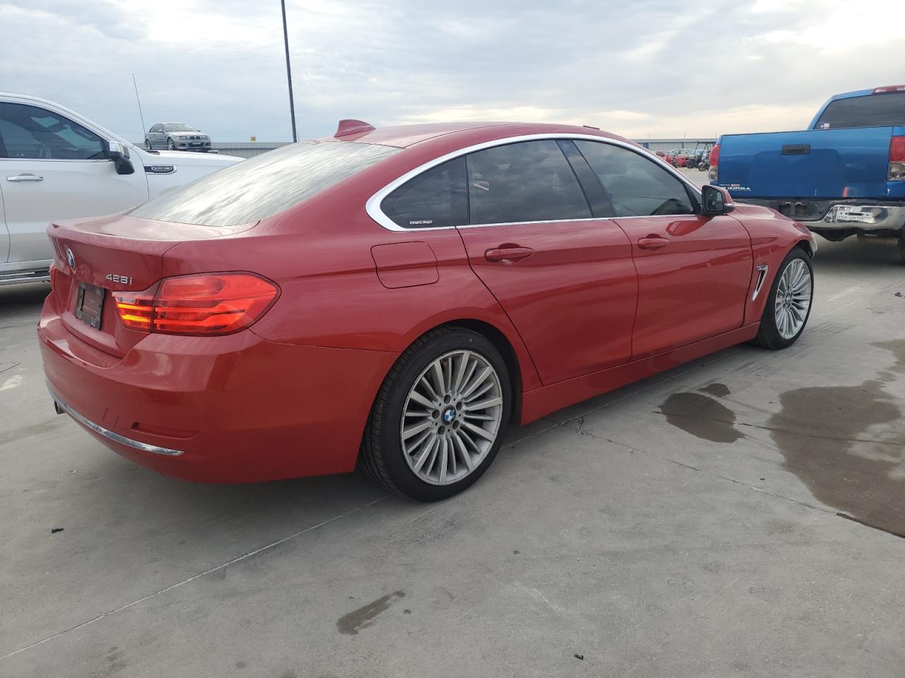 2015 BMW 4er VIN WBA4A5C50FD410315 Copart auction photo, front end damage thumbnail 3
