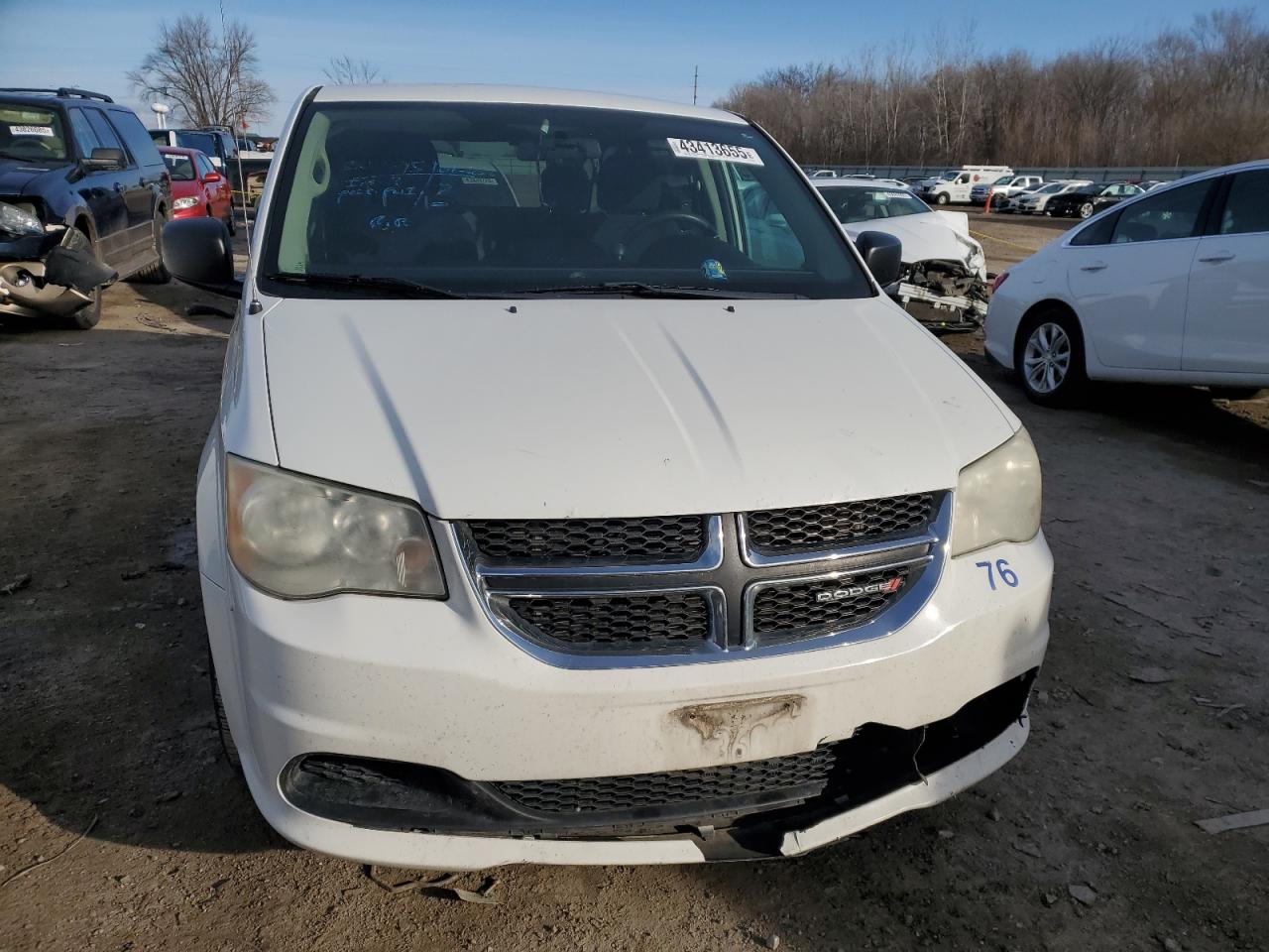2012 Dodge Caravan VIN 2C4RDGBG9CR259885 Copart auction photo, all over damage thumbnail 5