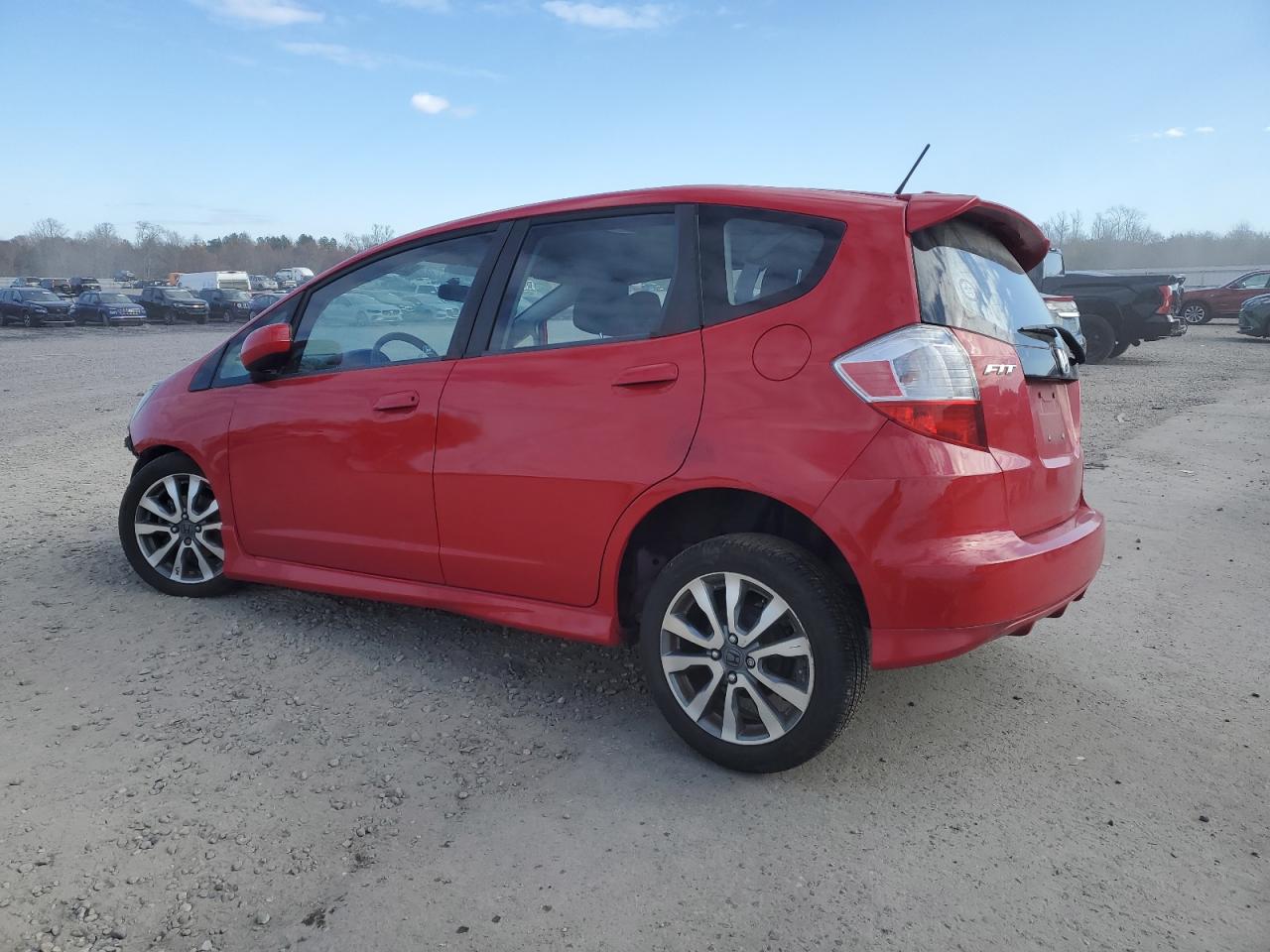 2013 Honda Fit VIN JHMGE8H62DC081531 Copart auction photo, all over damage thumbnail 2