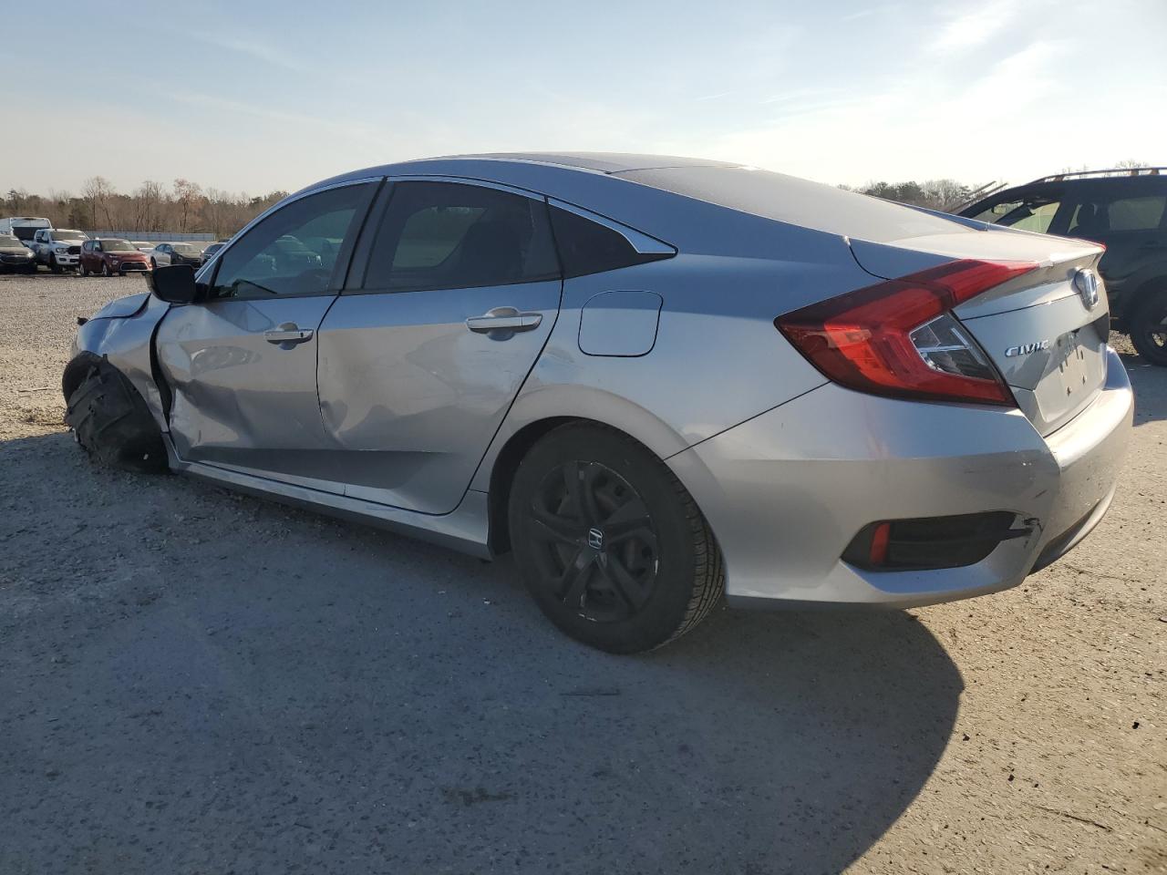 2017 Honda Civic VIN 2HGFC2F51HH543284 Copart auction photo, front end / side damage thumbnail 2