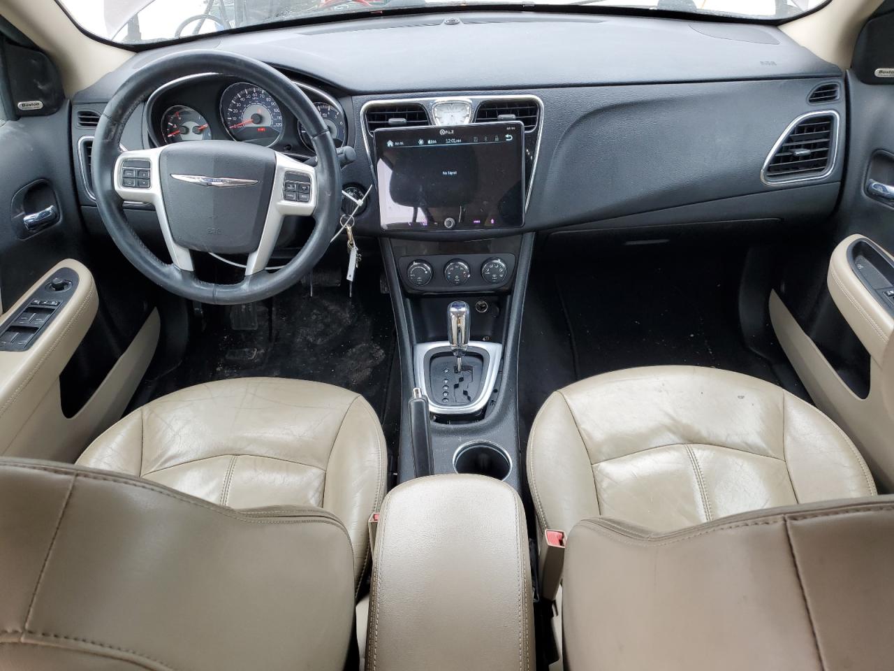 2013 Chrysler 200 VIN 1C3CCBCG1DN593602 Copart auction photo, front end / mechanical damage thumbnail 8