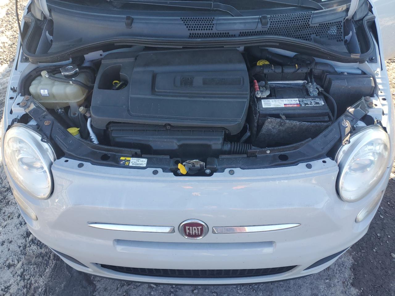 2016 Fiat 500 VIN 3C3CFFBR3GT177184 Copart auction photo, mechanical / minor dent/scratches damage thumbnail 11