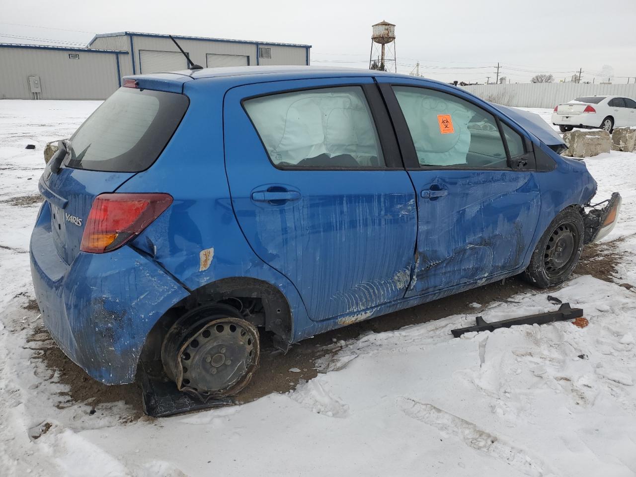 2016 Toyota Yaris VIN VNKKTUD35GA063862 Copart auction photo, front end damage thumbnail 3