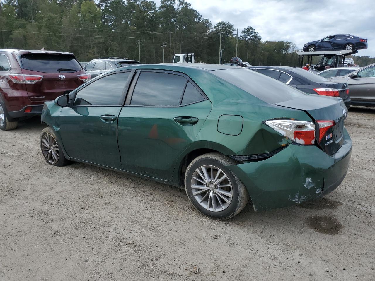 2014 Toyota Corolla VIN 5YFBURHEXEP029360 Copart auction photo, all over damage thumbnail 2