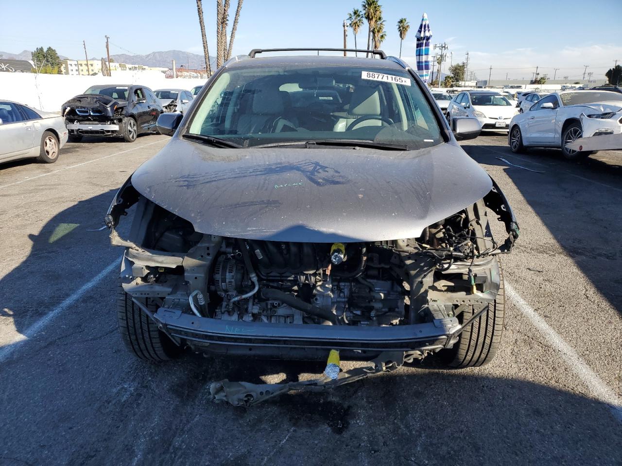 2013 Honda CR-V VIN 2HKRM3H74DH516837 Copart auction photo, front end / minor dent/scratches damage thumbnail 5