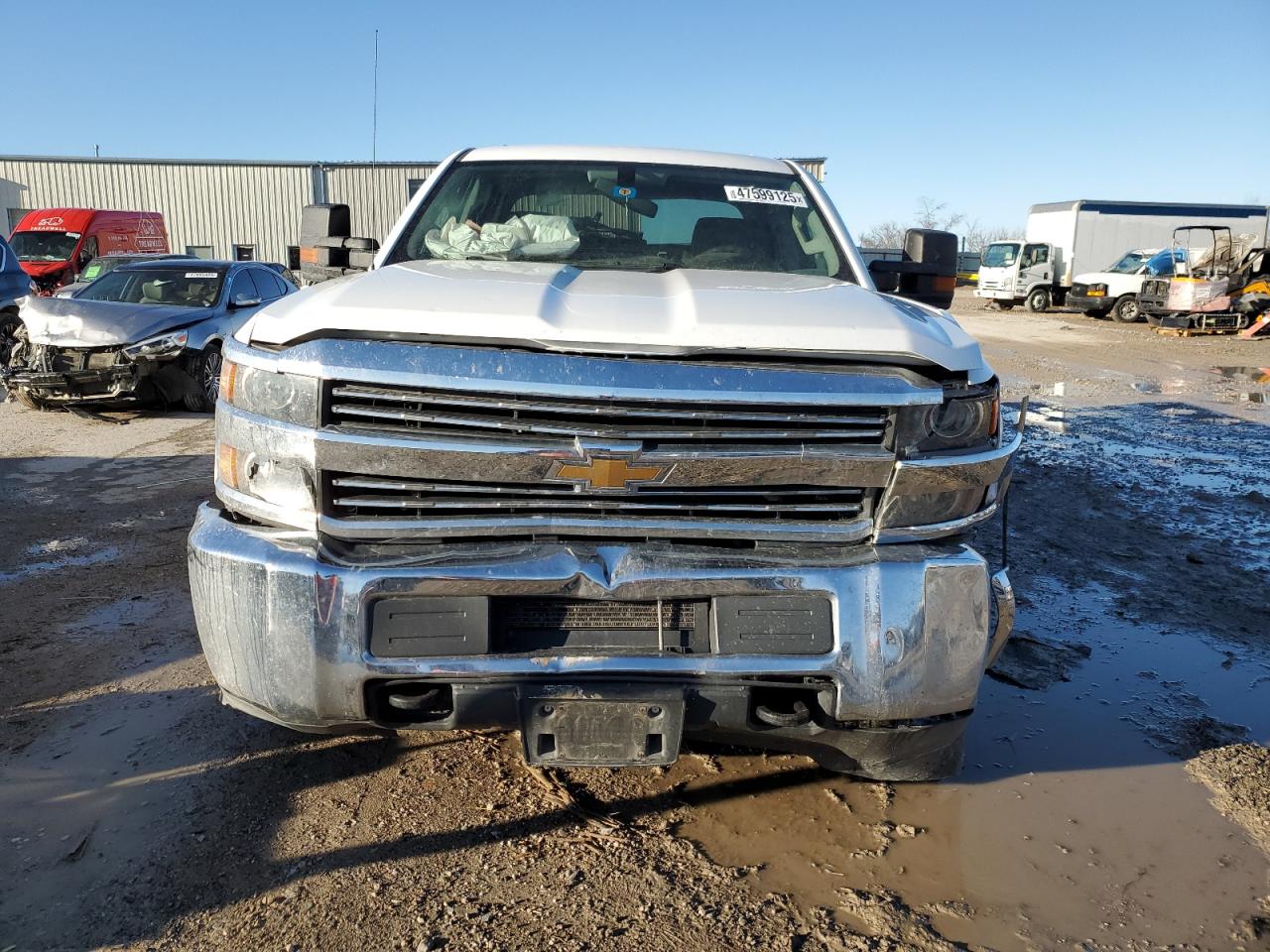 2018 Chevrolet Silverado VIN 1GB1KUEG6JF285897 Copart auction photo, front end / undercarriage damage thumbnail 5