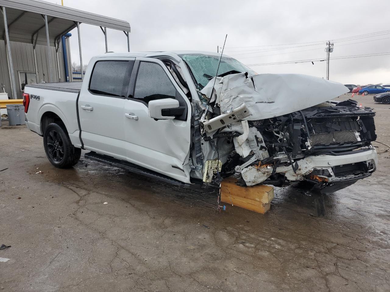 2023 Ford F-150 VIN 1FTFW1ED2PFA11003 Copart auction photo, front end / side damage thumbnail 4