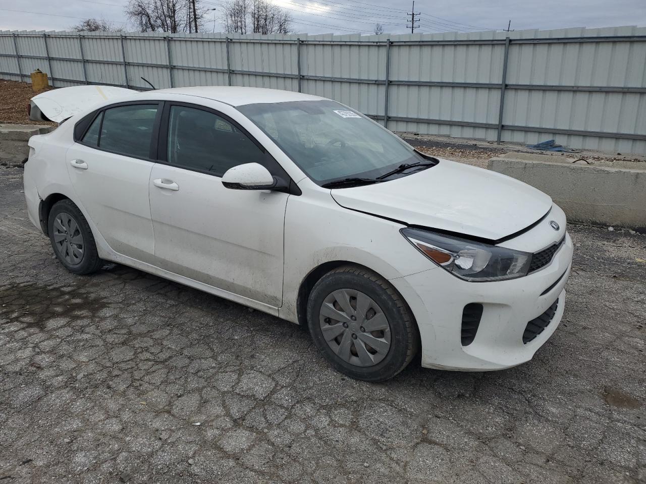 2020 KIA Rio VIN 3KPA24ADXLE302401 Copart auction photo, rear end damage thumbnail 4