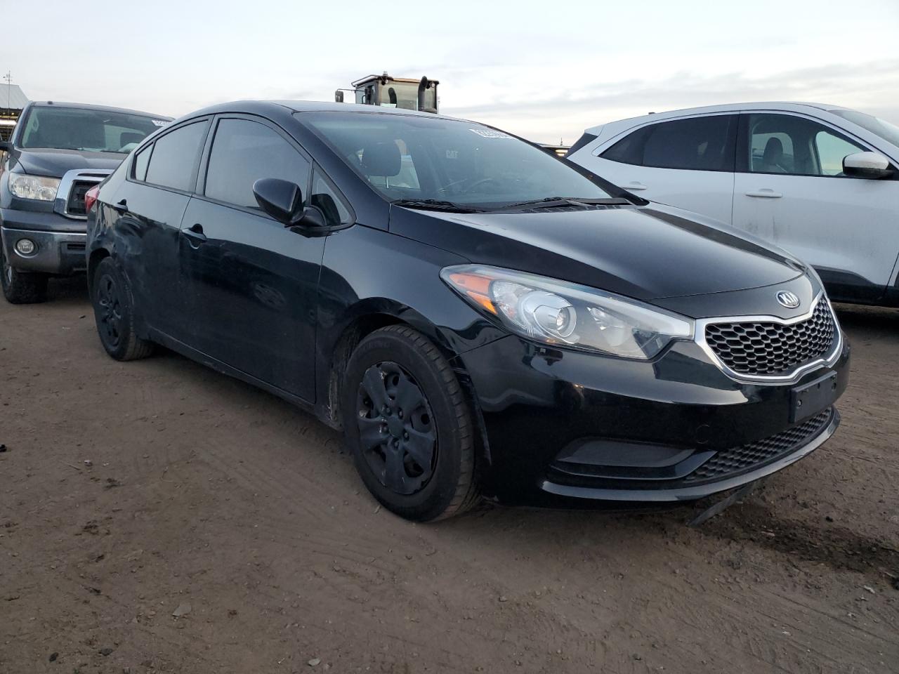 2016 KIA Forte VIN KNAFK4A69G5449881 Copart auction photo, vandalism / hail damage thumbnail 4