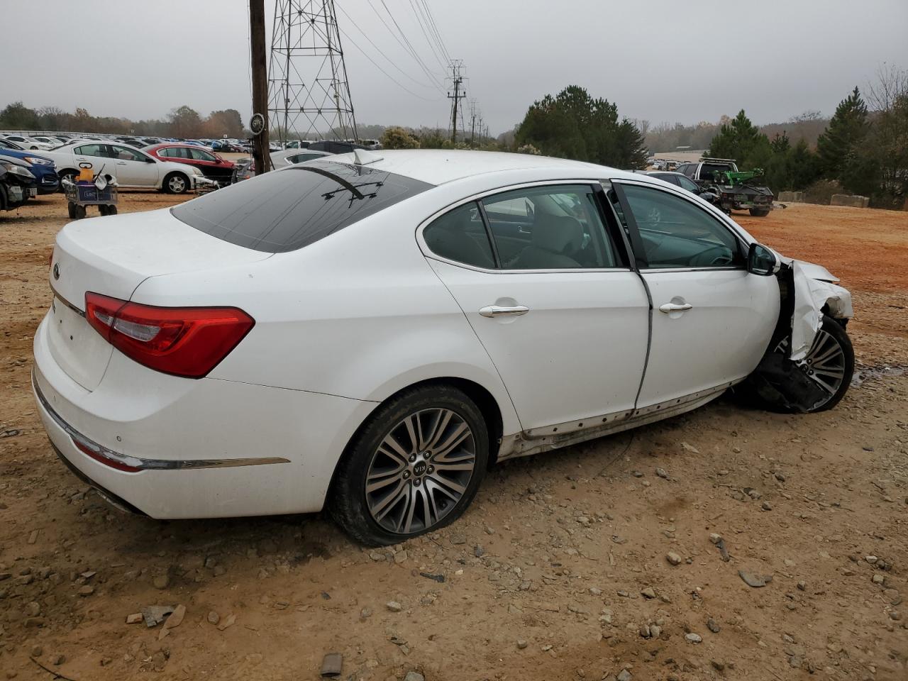 2015 KIA Cadenza VIN KNALN4D76F5197570 Copart auction photo, all over damage thumbnail 3