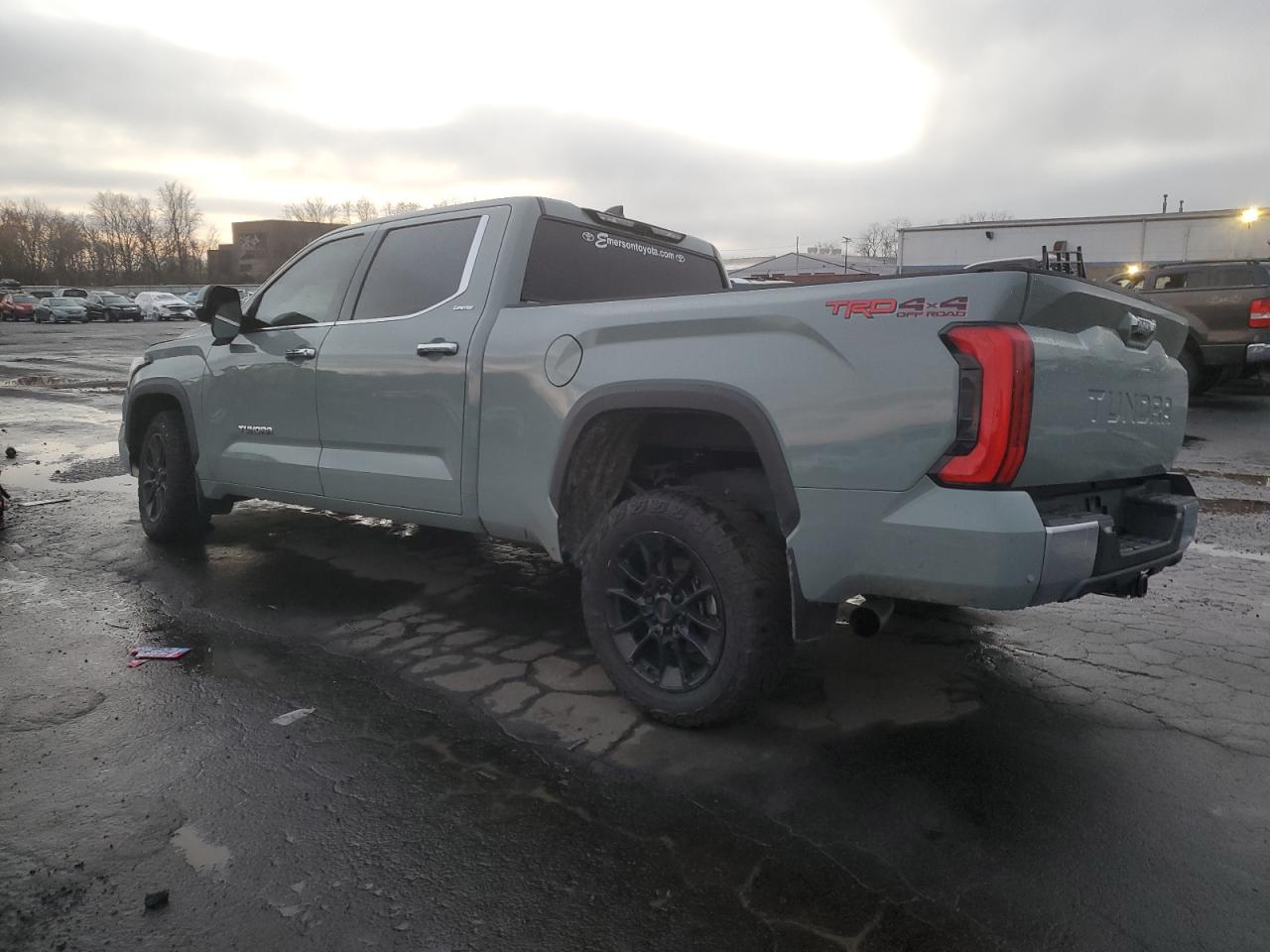 2023 Toyota Tundra VIN 5TFJC5EC1PX002952 Copart auction photo, front end / side damage thumbnail 2