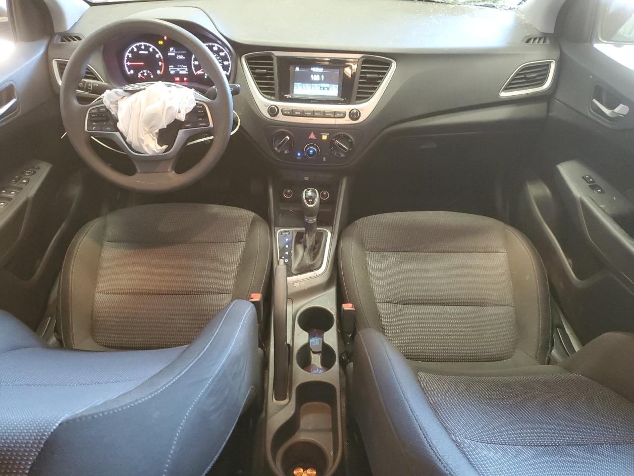 2021 Hyundai Accent VIN 3KPC24A62ME144213 Copart auction photo, front end / minor dent/scratches damage thumbnail 8