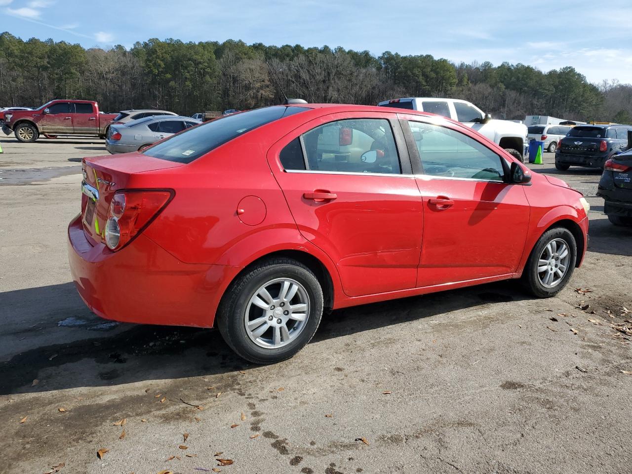 2015 Chevrolet Sonic VIN 1G1JC5SH3F4133678 Copart auction photo, mechanical / side damage thumbnail 3
