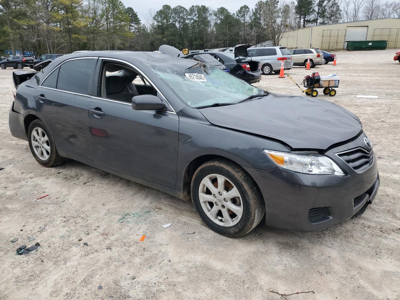 2010 Toyota Camry VIN 4T1BF3EK8AU574130 Copart auction photo, rollover damage thumbnail 4