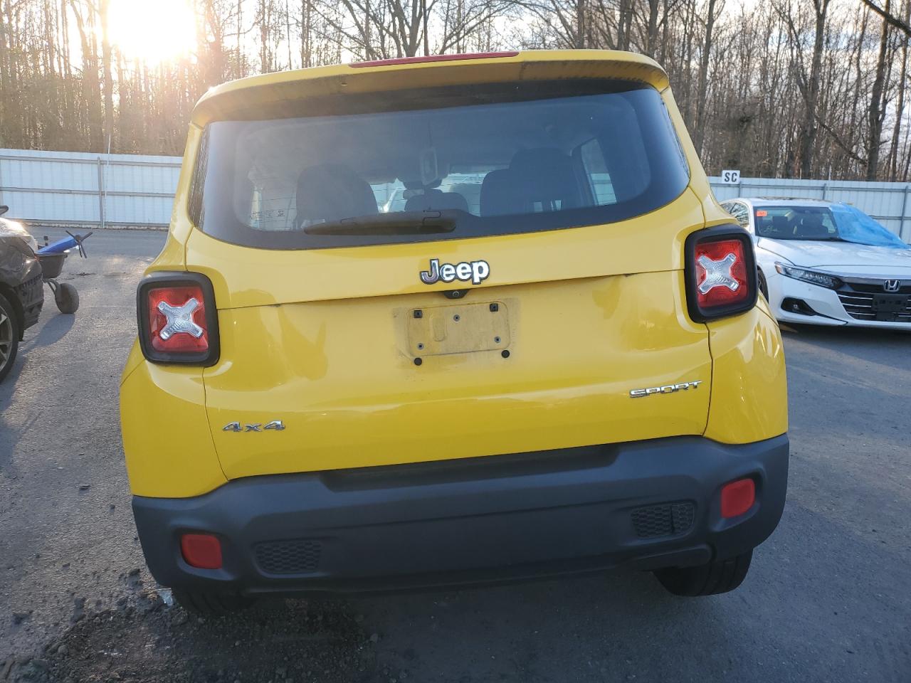 2017 Jeep Renegade VIN ZACCJBAB6HPF84867 Copart auction photo, front end damage thumbnail 6