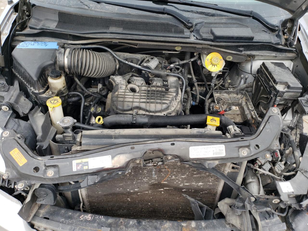 2014 Dodge Caravan VIN 2C4RDGCG1ER212710 Copart auction photo, front end / mechanical damage thumbnail 14