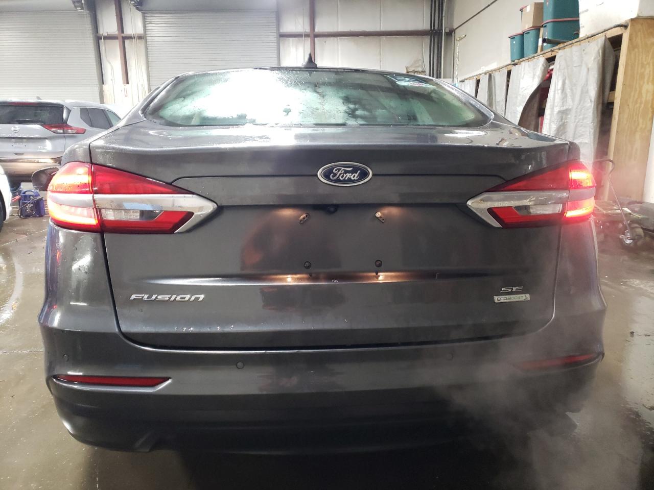 2020 Ford Fusion VIN 3FA6P0HD0LR221136 Copart auction photo, undercarriage / front end damage thumbnail 6